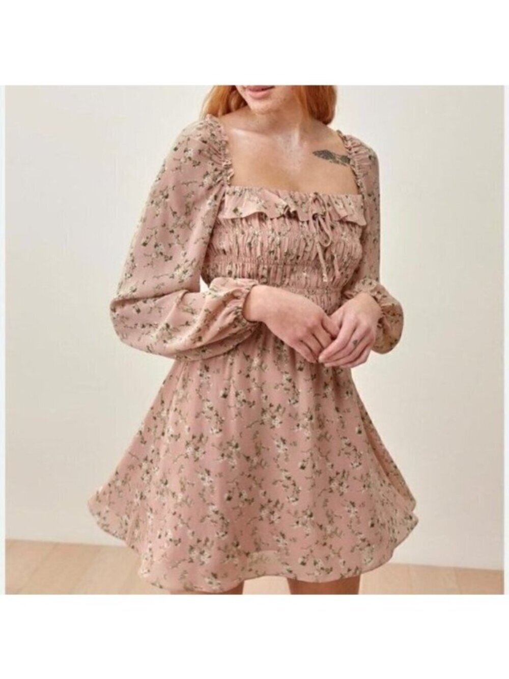 Reformation babydoll Morris dress in Melody prints Size 2 09